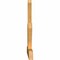 Ekena Millwork Saratoga Rough Sawn Timber Gable Bracket, Western Red Cedar, 72"W x 30"H x 2"D x 4"F, 10/12 Pitch GBW072X30X0204SAR00RWR - alternate 2
